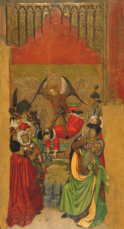Saint Michael Vanquishes the Antichrist by Jaume Huguet